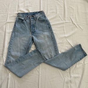 John Galt High Waisted Light Wash Jeans
